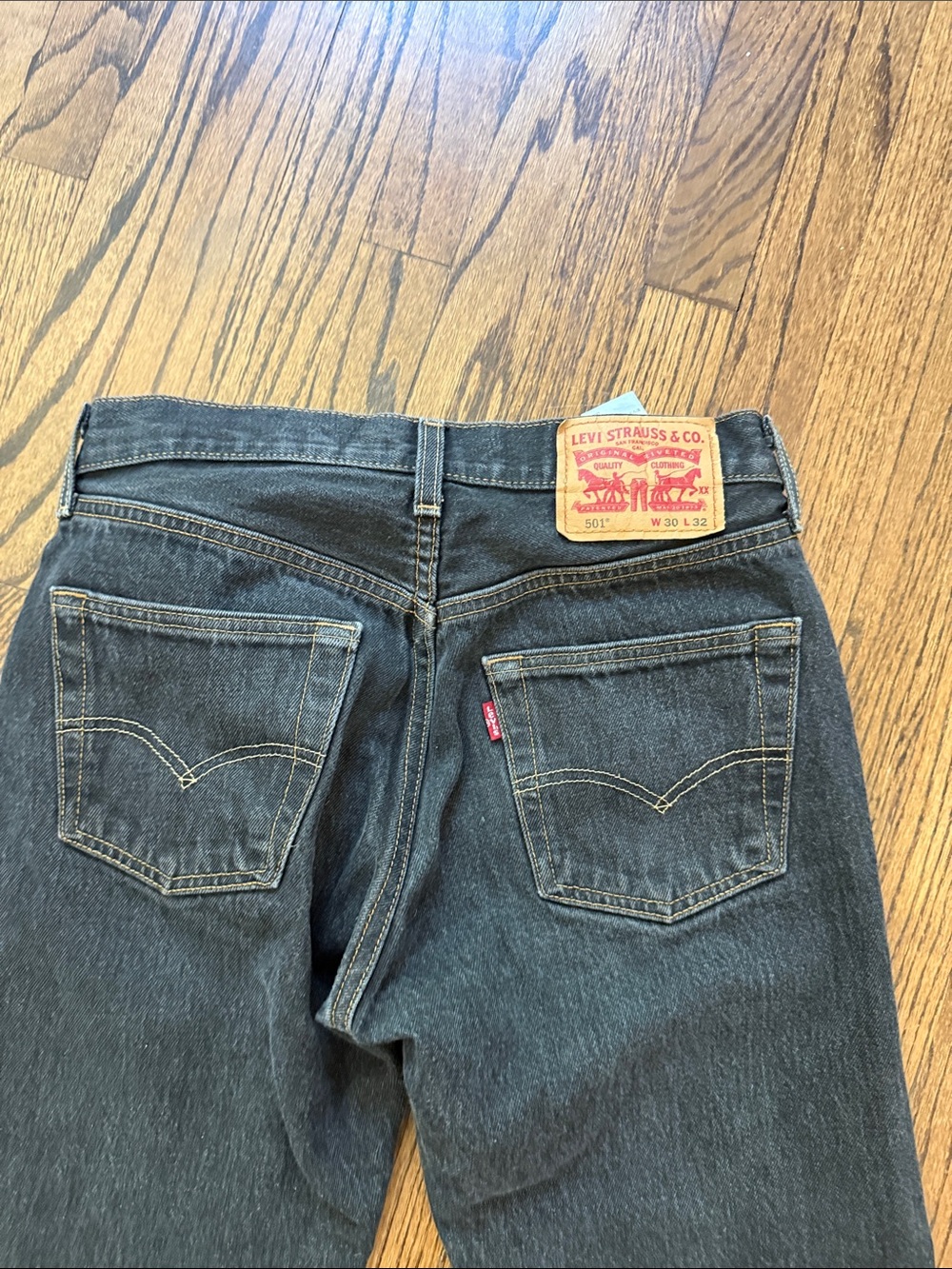 Levi's 501 black Jeans, perfectly worn